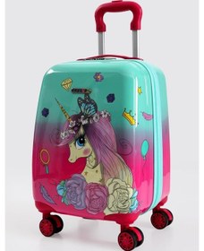 Resim Unicorn Çocuk Valizi Ççs 5256 Pembe Pembe 