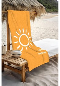 Resim Dijital Baskı Plaj Deniz Havlusu Hello Sunshine Desenli Peştamal Hvl0001 Renkli 