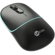Resim Lenovo Lecoo WS210 Kablosuz + Bluetooth Sessiz Şarjlı 1600DPI Optic Siyah Mouse 