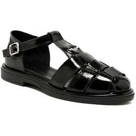 Resim Sandalet Kadın Rc-25y-001-r40208 John May 295-siyah Rugan Siyah 