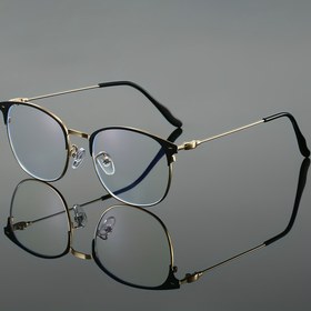 Resim Ultra Hafif Retro Tarzı Metal Anti-Mavi Işık Gözlükleri - Yuvarlak Lensli Paslanmaz Çelik Çerçeve, Modaya Uygun Bireyler İçin Mükemmel Hediye, Şık Aksesuar|Yuvarlak Lens Gözlükleri|Dayanıklı Gözlükler 