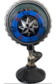 Resim Point Işıklı Araç Içi Büyük Boy Vantuzlu Ayarlanabilir Oto Ledli Pusula 