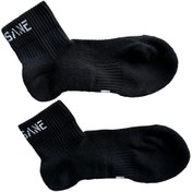 Resim Fitinsane Premium Performance Quarter Unisex Spor Çorap - Ter Tutmaz, Destekli, Klasik Rahatlık - Siyah 
