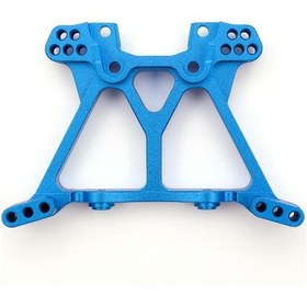 Resim Symbee Traxxas 4x4 Rally Slash/stampede/telluride İçin Mavi Alüminyum Arka Amortisör Kulesi Bjm005 