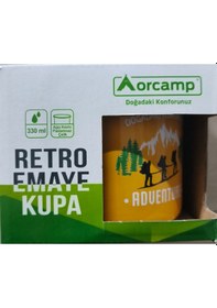 Resim Orcamp Emaye Kupa 330 Ml Sarı Adventure Hardal 