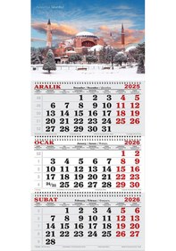 Resim 2026 Yılı Gemici Takvimi-karlı Ayasofya Manzarası 