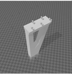 Resim Opencart Yatay Montajlı Skadıs Filament Tutucu Sadece Plastik Aparattır 