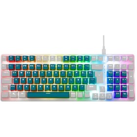 Resim Acer Emachines, Eak100, Yeşil/beyaz, Usb Kablolu, Rgb Backlight, Red Switch, Mekanik, Türkçe Q, 100 Tuşlu, Gaming Klavye 