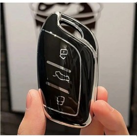 Resim Mg Hs Gt Zs Ev Zx Mg5 Mg6 Roewe Rx3 Rx5 I5 Erx5 I6 I5 Nano Anahtar Kılıfı Siyah Gümüş Renk 