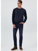 Resim Lee Cooper Ethan Erkek O Yaka Sweatshirt Lacivert-Antrasit-15457 Lacivert - Antrasit 