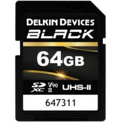 Resim Delkın Devıces Black 64gb Sd Uhs-ıı U3 V90 Hafıza Kartı 