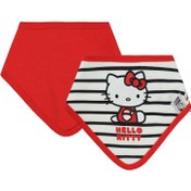 Resim Hello Kitty Çizgi Empirme 0-24 Ay 2'Li Mama Önlüğü - Siyah - Siyah / Standart 