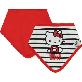 Resim Hello Kitty Çizgi Empirme 0-24 Ay 2'Li Mama Önlüğü - Siyah - Siyah / Standart 