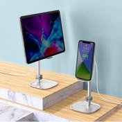 Resim Westus 15w Wireless Hızlı Şarj Cihazı Samsung Z Fold3-z Flip 3 Uyumlu Masaüstü Telefon Tutucu Stand 