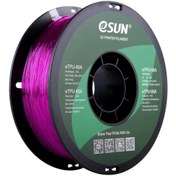 Resim eSUN 1,75 mm eTPU-95A Şeffaf Mor (1 KG) 