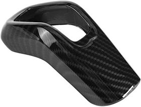 Resim Keenso Vites Topuzu Çerçevesi, Karbon Fiber Tarzı Araba Vites Topuzu Kapak Trim Land Sport 2014-2017 Için 