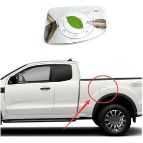 Resim Ford Ranger 2015 Sonrası Depo Kapağı Kaplama Krom 