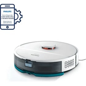 Resim Philips 2000 Serisi Robot Süpürge Beyaz XU2000/22 Beyaz 