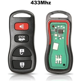 Resim Infiniti/nissan Frontier Murano Armada Pathfinder 2002-2008 İçin 433mhz Araç Giriş Uzaktan Anahtarı Kbrastu15 0928 