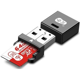 Resim Kawau C292 Mikro Sd Kart Okuyucu Usb2.0 Mini Adaptör, Tf Kart Yuvası İle Maksimum Destek 128 Gb 
