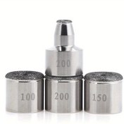 Resim 1 Adet #100/150/200 Mikrodermabrazyon Ucu - Paslanmaz Çelik Dermaşyon Başlığı, Profesyonel Açık Bej Bakım için, Salon ve Ev Kullanımı - Mikrodermabrazyon Makineleriyle Uyumlu, Cilt Bakımı, Parlak Yüzey, Hassas Mühendislik, Peeling Aleti, Cilt Bakımı Profesyonelleri İçin 