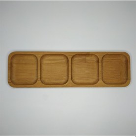 Resim Angoli Dörtlü Kare Çerezlik Kahvaltılık 