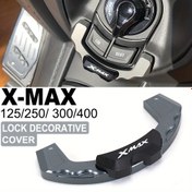 Resim XMAX125 XMAX250 XMAX300 XMAX400 2017-2023 Motosiklet Aksesuarları Kapı Kilidi Dekoratif Kapak Anahtar Düğmesi Başlatıcı Koruma Kapak için Uygun 