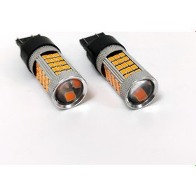 Resim Femex Premium T20 7443 9W Led Ampul Çift Duy Turuncu 2835 Chip Me 