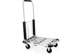 Resim Balatlı Katlanabilir Ayarlanabilir Portatif Paket Taşıma Arabası 150 kg 