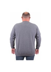 Resim Moc Grande Mocgrande Büyük Beden Selanik Classic Sweat 23200 Antrasıt-Antrasıt 