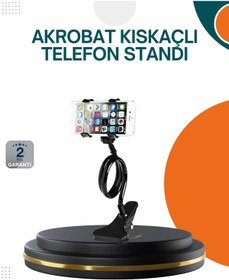 Resim Epilons Eller Serbest Kullanım Sağlayan Masaüstü Telefon Tutucu 