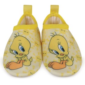 Resim Tweety Baskılı Tabanlı 20-24 Numara Deniz Ayakkabısı - Sarı - Sarı / 20 Numara 