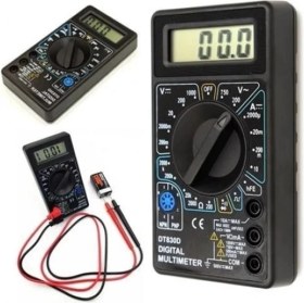 Resim Selfbuysell Dijital Avometre Multimetre Ölçü Aleti Akım Voltaj Direnç Ölçer 
