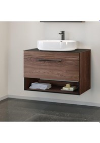 Resim Orka Knidos 90 Cm Mdf Navaro Banyo Dolabı Takımı Çok Renkli 