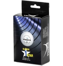 Resim Yasaka Masa Tenis Topu 6'lı White Super X 40+mm - 441206 