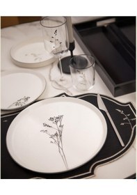 Resim Kütahya Porselen Bone V-Form 24 Prç. Yemek Takımı Angel Beyaz 