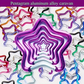 Resim 1 adet-10 adet beşgen yıldız alüminyum alaşım, yüksek kaliteli asma tokası, alüminyum alaşım renkli beş yıldız tokası, hızlı tokalı aksesuarlar, Kamp Ekipmanları,Macera Araçları,Hafif Aksesuar,Yıldız Şekli,Korozyona dayanıklı,Kullanışlı Toka,Hızlı Açma Klipsi,Kampçılar ve Yürüyüşçüler,Açık Hava 