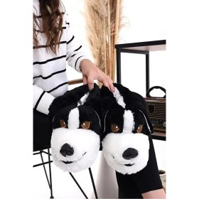Resim Waykon Hayvanlı Peluş Panduf Rahat Ev Botu 