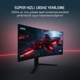 Resim Gamepower WQ34 34'' 3440x1440 180Hz Curved VA Gaming Monitör 1ms Tepki Süresi 