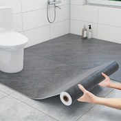 Resim Lüks Mermer Zemin Çıkartması - Dayanıklı, Su Geçirmez, Pas Geçirmez Vinil Çıkartma Mutfak, Banyo, Oturma Odası için - Kolay Uygulama ve Kaldırma PVC Duvar Kağıdı, Ev Yenileme, Evcil Hayvan Hasar Onarımı, Ev Dekoru için Mükemmel | Mermer Etkisi | Kendinden Yapışkanlı Kurulum, Banyo Zemin Dekorasyonu 