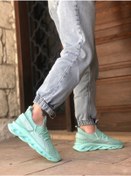 Resim ER0350 Yüksek Taban Tarz Sneakers Cırt Detaylı Mint Yeşili Erkek Spor Ayakkabısı ER0350 Yüksek Taban Tarz Sneakers Cırt Detaylı Mint Yeşili Erkek Spor Ayakkabısı