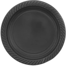 Resim Benim - Siyah Tabak 25 Adet 22 cm 