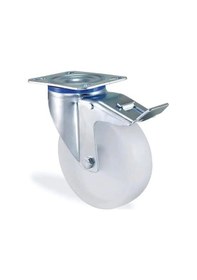 Resim Döner Tablalı Teker Frenli - 100x32 - Mmb Hks335 - 1 Adet Çok Renkli 