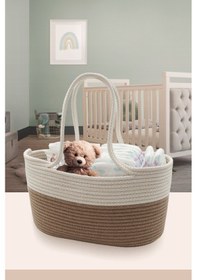 Resim Jasper Keçe Bej Anne Bebek Bakım Çantası Kahverengi 