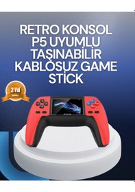 Resim Bfs Tak Çalıştır Mini Retro Gamepad 520 Klasik Oyun 