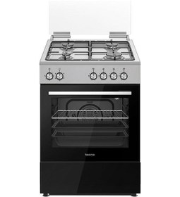 Resim Tecna TF 604G Turbo Fanlı 4 Gözü Gazlı Ocaklı Tam Boy Fırın 