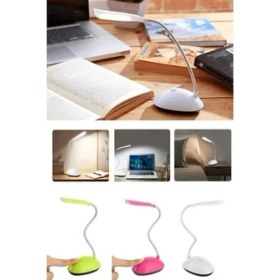 Resim Ozcmax Masa Lambası Spiral LED Kitap Okuma Işığı Pilli Model LED Lamba - Asorti 