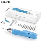 Resim Relife E2 | Akıllı Tork Ayarlı Elektrikli Tornavida Seti (Çok Hızlı, 1000MAH Şarjlı, Cep/tablet/laptop Hassas Tamir Için) 