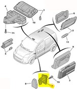 Resim Citroen Nemo Kapı Işığı Otomatik 6366f6 