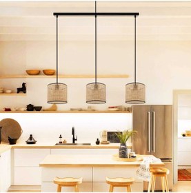 Resim Homing Loft 3'lü Hazeran Rattan Sarkıt Ayd-3330 Bej 